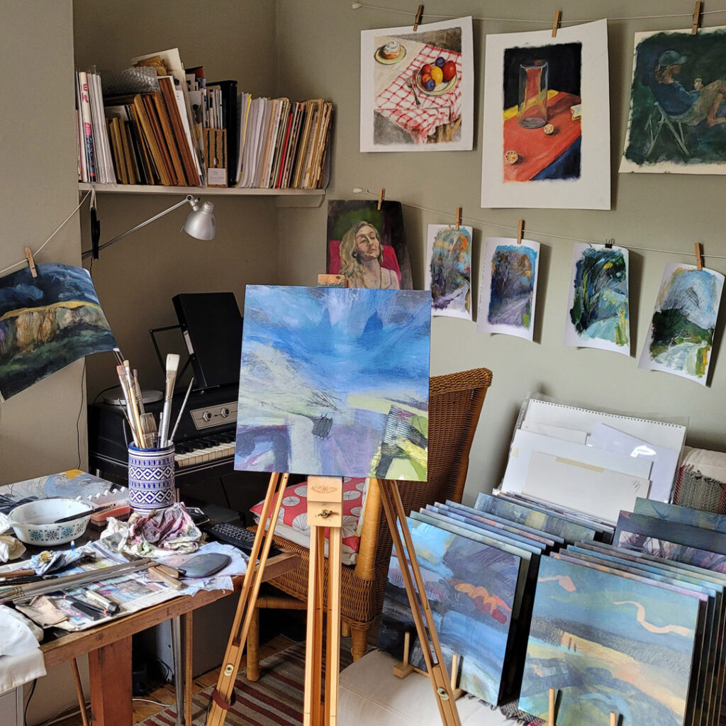 Meg Palmer's studio