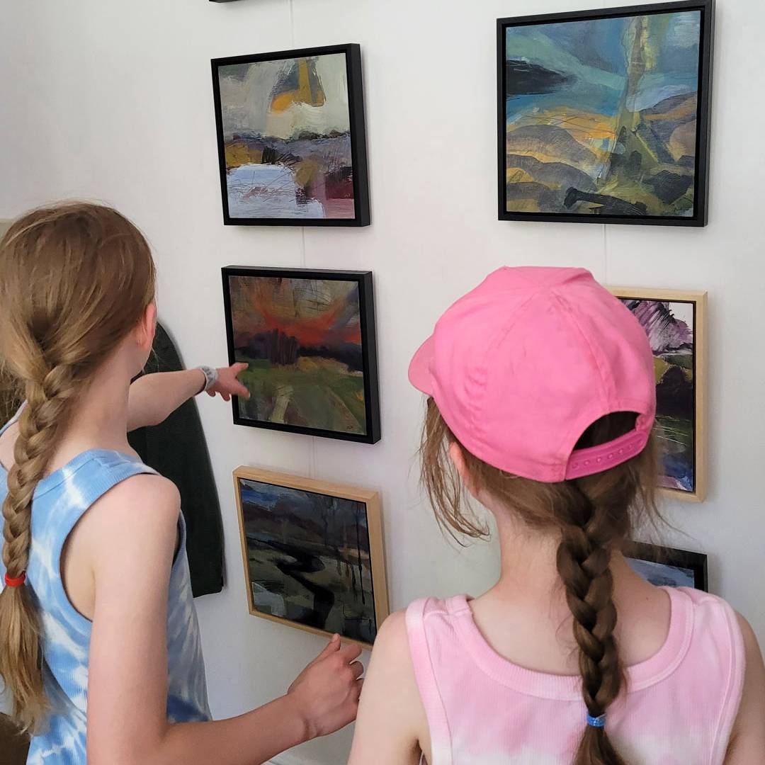 paintings at Arts Richmond Open Studios
